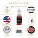 Maroon Red Brew Glitter | Mini Pump Wholesale by the Case-Brew Glitter®