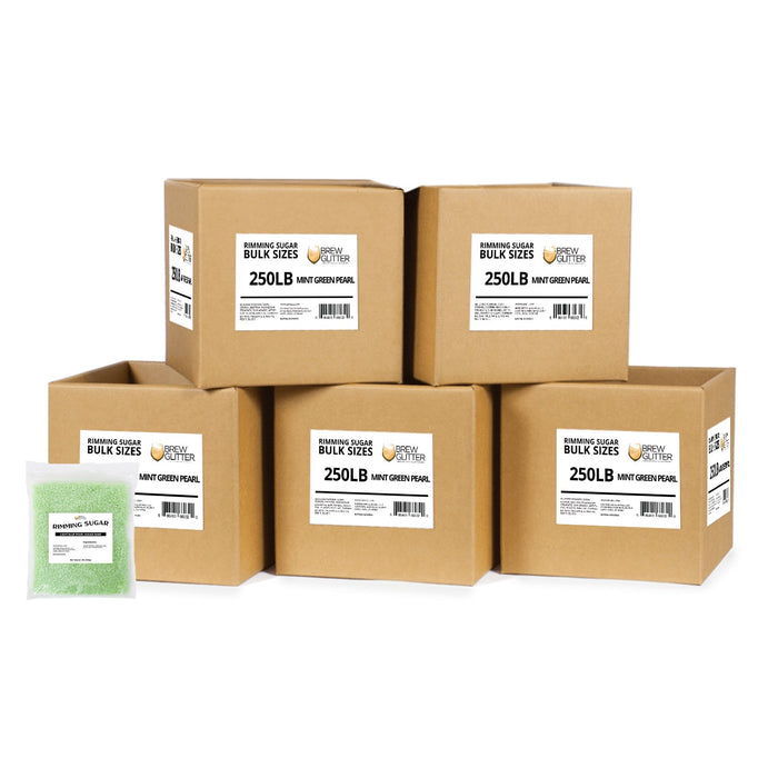 Mint Green Cocktail Rimming Sugar | Bulk Sizes-Brew Glitter®