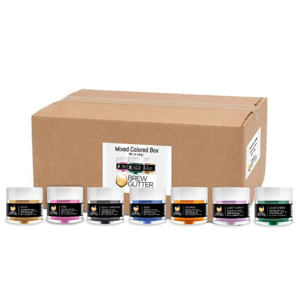 Mixed Multi Colored Box by the Case (Brew Glitter)-Brew Glitter®