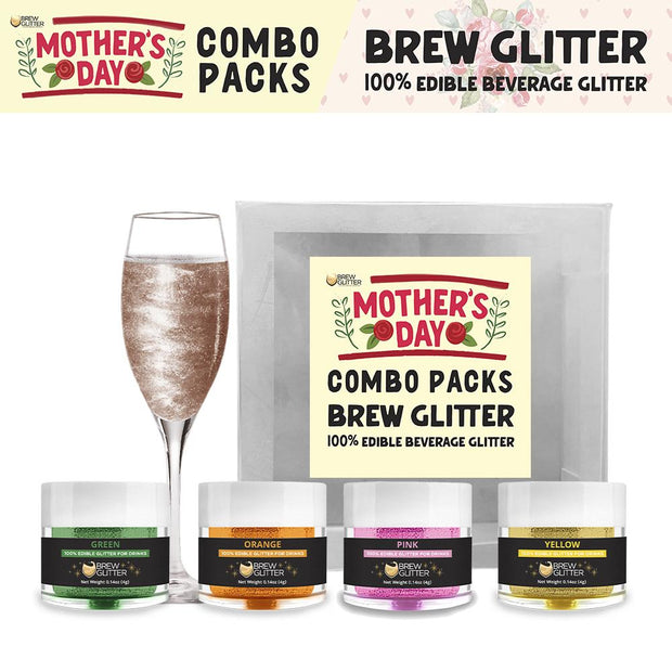 Summer Cocktail Glitter 25g Pump Combo Pack B 4 PC SET Summer Cocktails  Glitter Cocktail Kit Summer Party Kit 