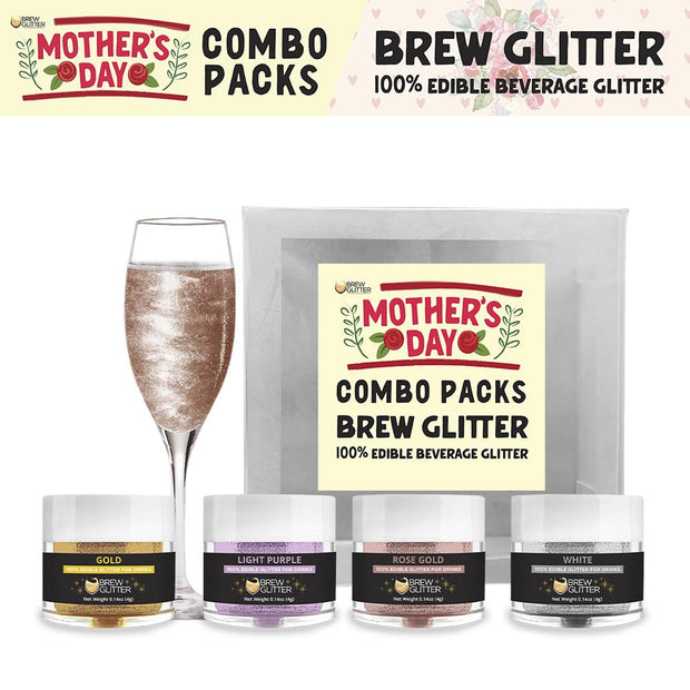 Mother's Day Brew Glitter Combo Pack Collection B (4 PC SET)-Brew Glitter®
