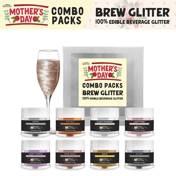 Mother's Day Brew Glitter Combo Pack Collection B (8 PC SET)-Brew Glitter®