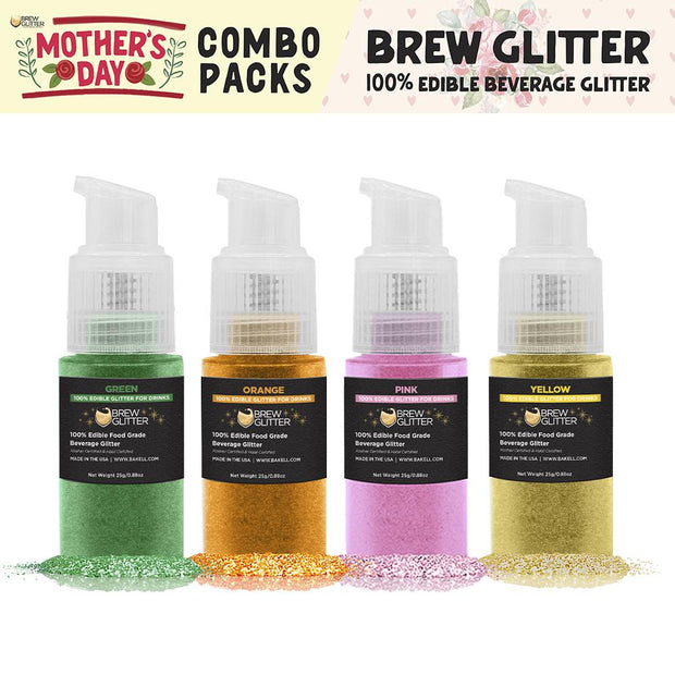 Mother's Day Brew Glitter Spray Pump Combo Pack Collection A (4 PC SET)-Brew Glitter®
