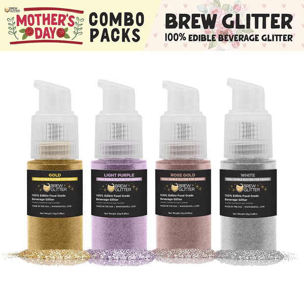 Mother's Day Brew Glitter Spray Pump Combo Pack Collection B (4 PC SET)-Brew Glitter®