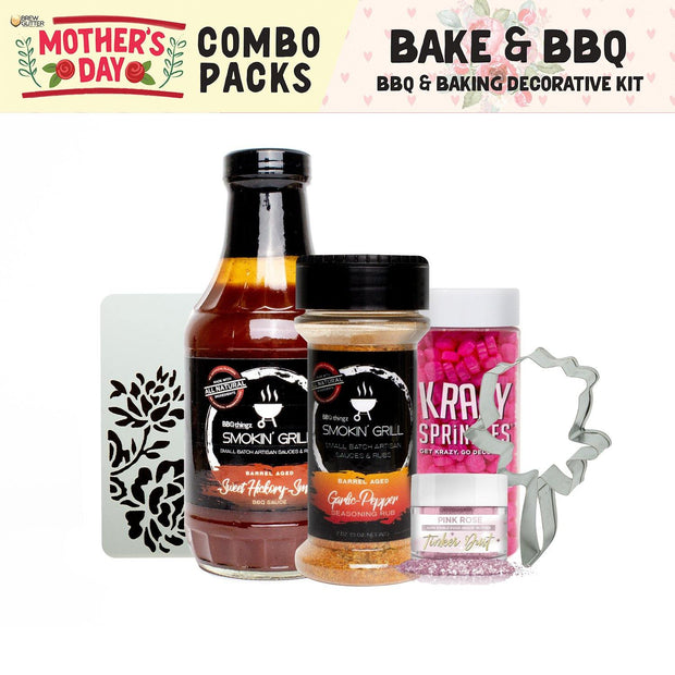 Mother's Day Collection BBQ & Baking Decorating Gift Set B (6 PC SET)-Brew Glitter®