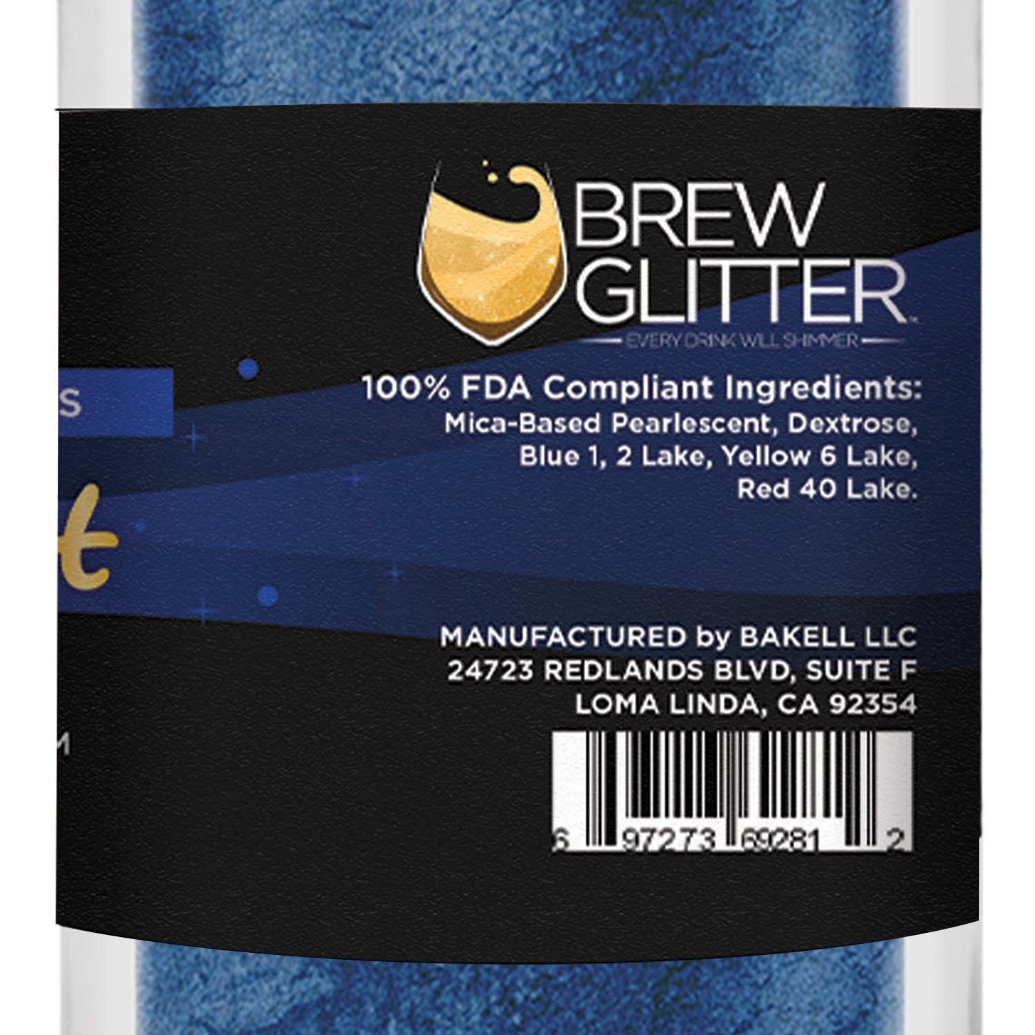 Navy Blue Edible Brew Dust | Bulk Sizes-Brew Glitter®