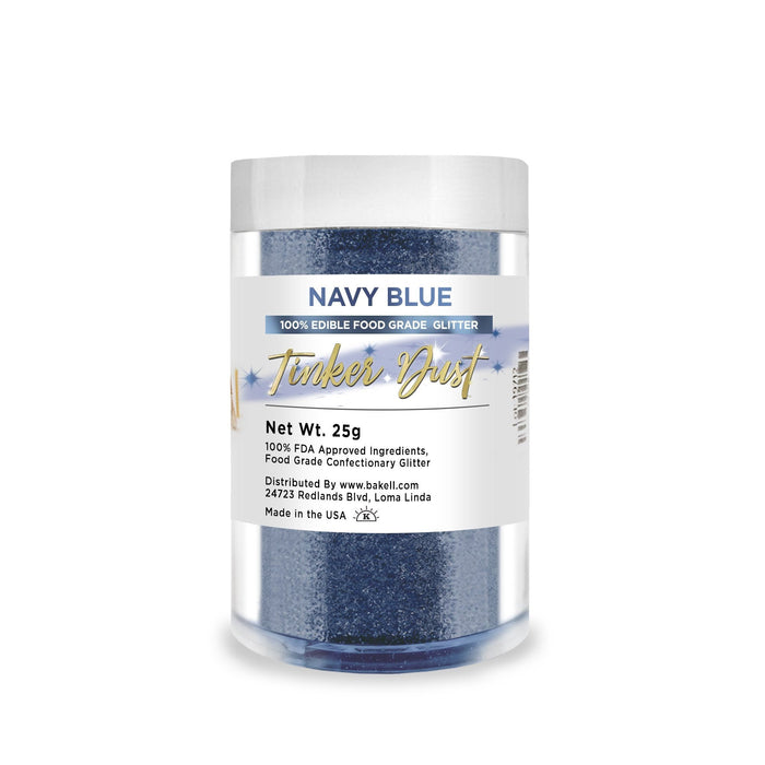 Navy Blue Tinker Dust Food Grade Edible Glitter | Bulk Sizes-Brew Glitter®