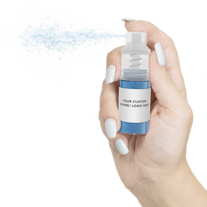 Neon Blue Tinker Dust® | 4g Glitter Spray Pump | Private Label by the Case-Brew Glitter®