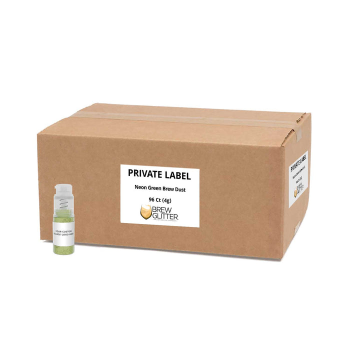 Neon Green Brew Dust Private Label | 4g Spray Pump-Brew Glitter®