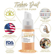 Neon Orange Tinker Dust Spray Pump by the Case | Private Label-Brew Glitter®