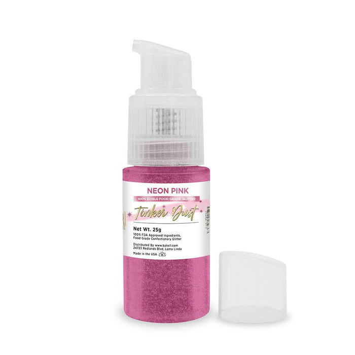 Neon Pink Tinker Dust Edible Glitter Spray Pump-Brew Glitter®
