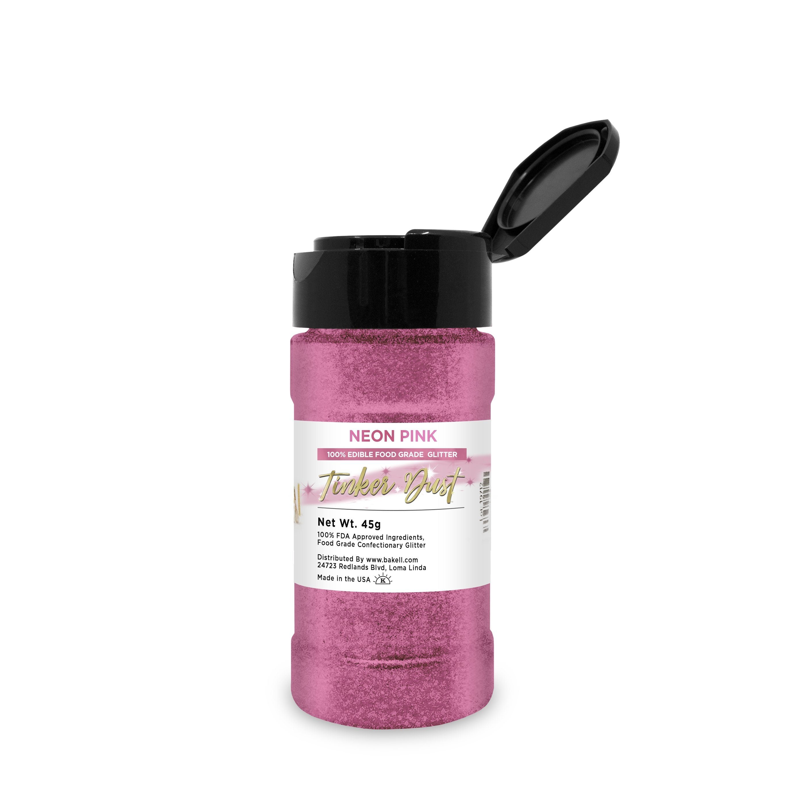 Deep Pink Edible Glitter Spray 25g Pump | Tinker Dust | Bakell