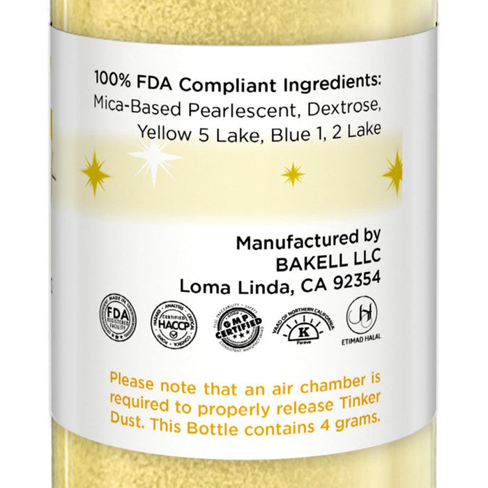 Neon Yellow Edible Glitter Spray 4g Pump | Tinker Dust®-Brew Glitter®