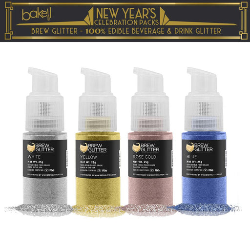 New Year's Collection Brew Glitter Pump Combo Pack B (4 PC SET)-Brew Glitter®