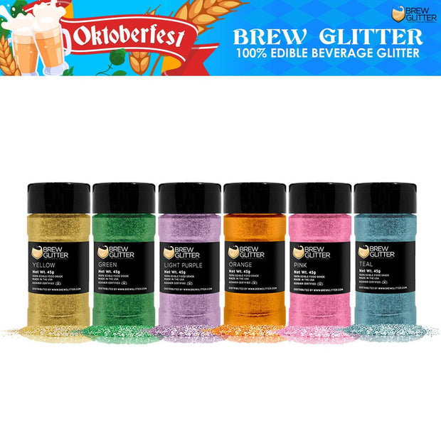 Oktoberfest More Beer Brew Glitter Shaker Combo Pack (6 PC SET)-Brew Glitter®