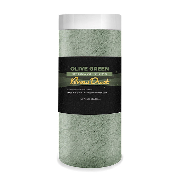 Olive Green Edible Brew Dust | Bulk Sizes-Brew Glitter®