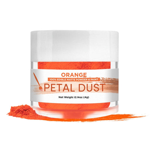 Orange Petal Dust Food Coloring Powder | 4 Gram Jar-Brew Glitter®