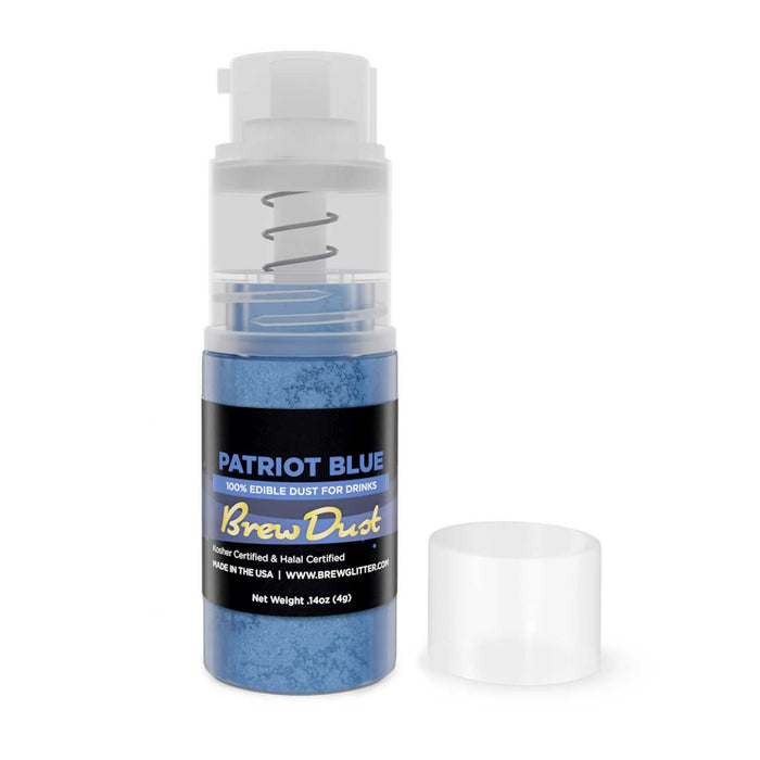 Patriot Blue Brew Dust by the Case | 4g Spray Pump-Brew Glitter®