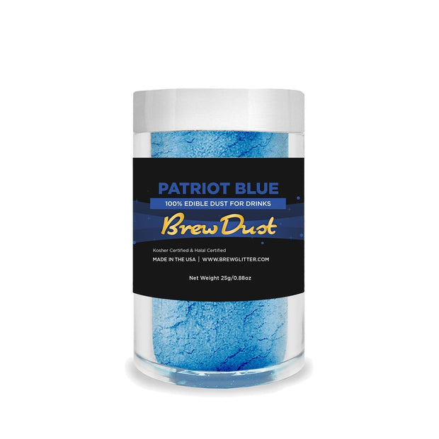 Patriot Blue Edible Pearlized Brew Dust | Bulk Sizes-Brew Glitter®