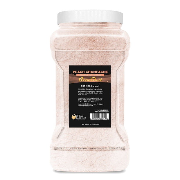 Peach Champagne Edible Brew Dust | Bulk Sizes-Brew Glitter®