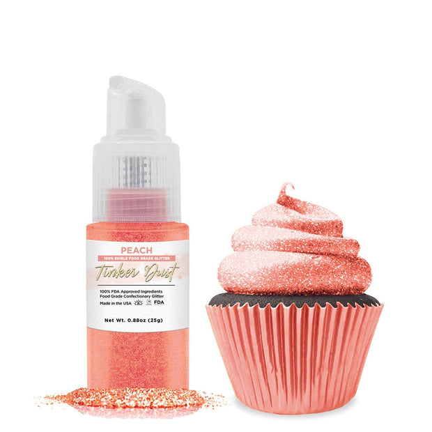 Peach Tinker Dust Spray Pump by the Case | Private Label-Brew Glitter®