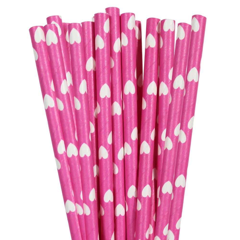 Buy Light Pink Heart Polka Dot Stirring Straws, Bulk Sizes, $$69.95 USD