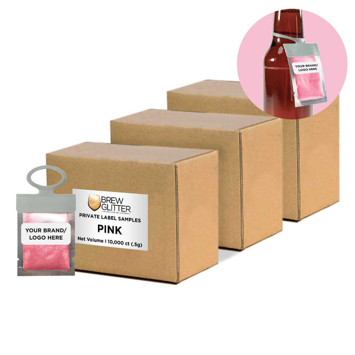 Pink Brew Glitter® Necker | Private Label-Brew Glitter®