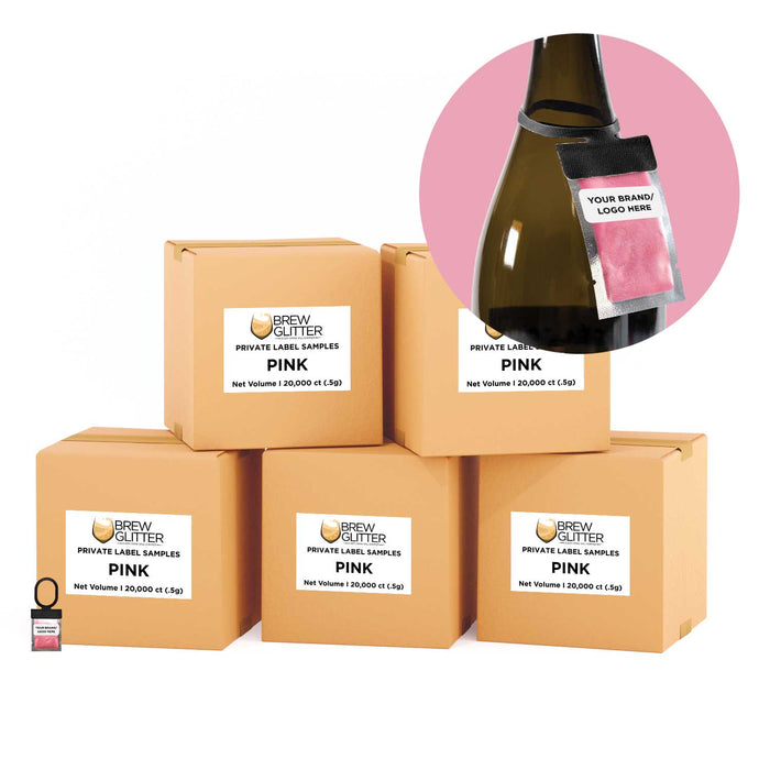 Pink Brew Glitter® Necker | Private Label-Brew Glitter®