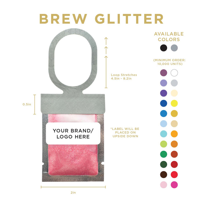 Pink Brew Glitter® Necker | Private Label-Brew Glitter®