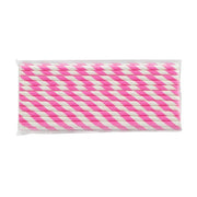 Pink Candy Cane Stripes Stirring Straws-Brew Glitter®