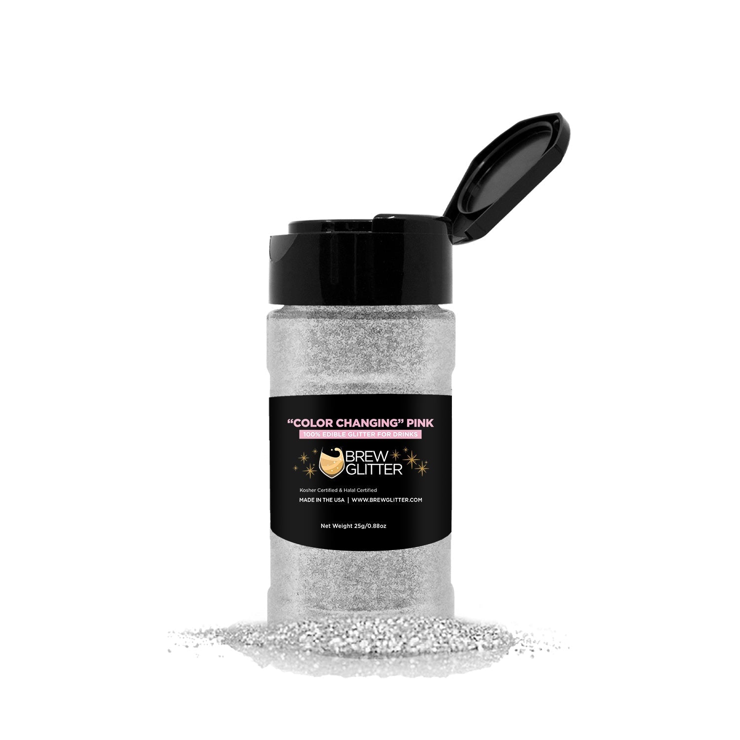 Pink Color Changing Brew Glitter | 45g Shaker-Brew Glitter®