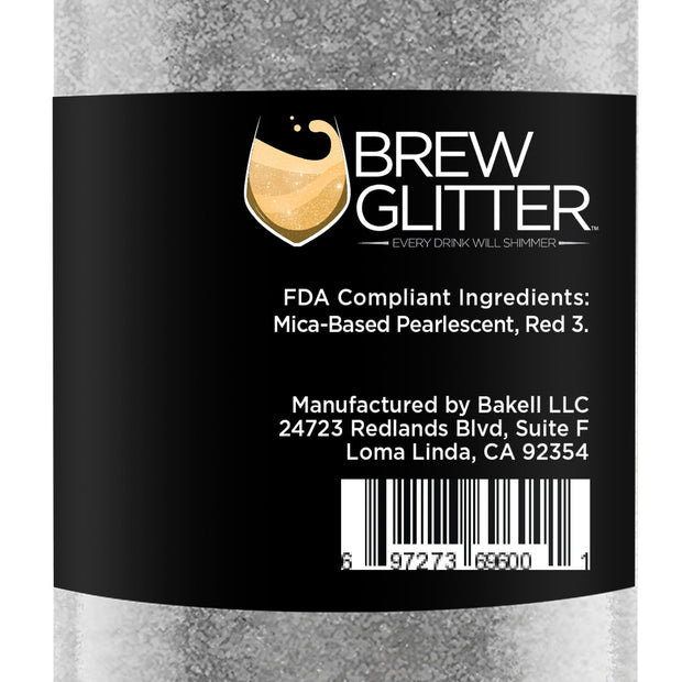 Pink Shimmer Glitter Drink Color Dust, Wine, Beer, Coffee