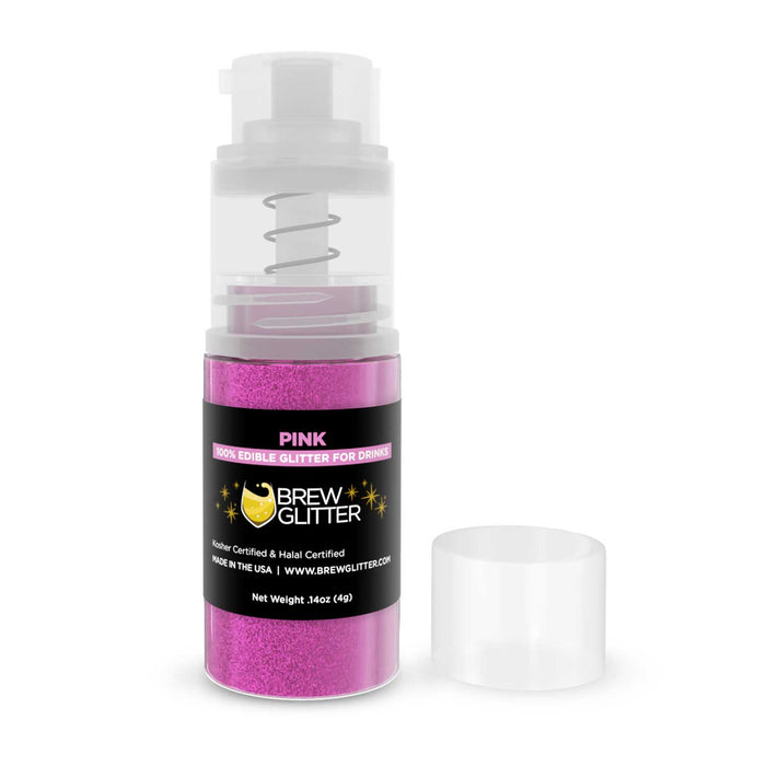 Pink Gender Reveal Brew Glitter | Mini Pump Wholesale by the Case-Brew Glitter®