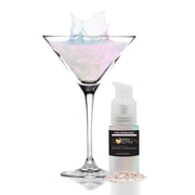 Pink Iridescent Edible Glitter Spray Pump for Drinks-Brew Glitter®