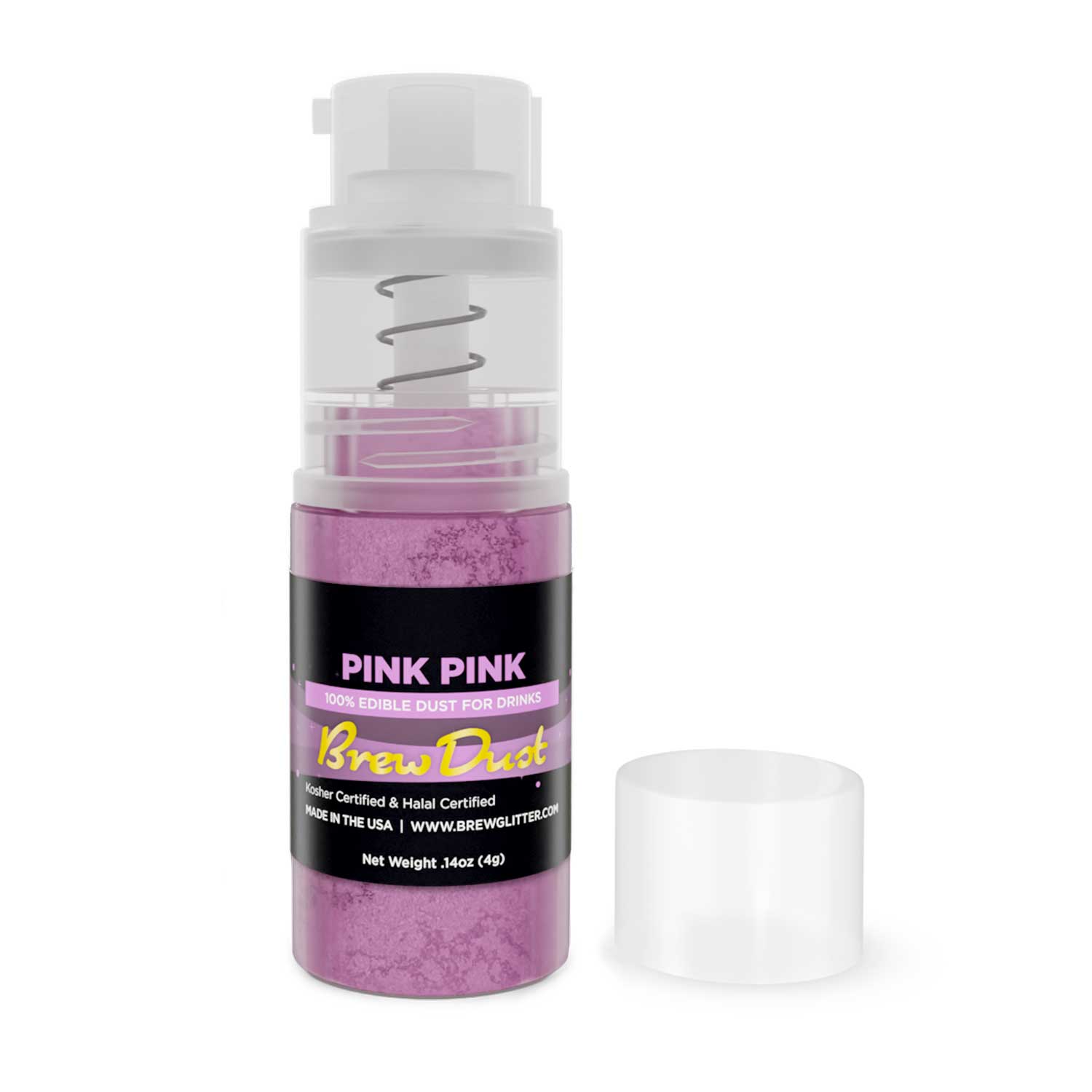 Pink Pink Edible Brew Dust | Mini Spray Pump-Brew Glitter®