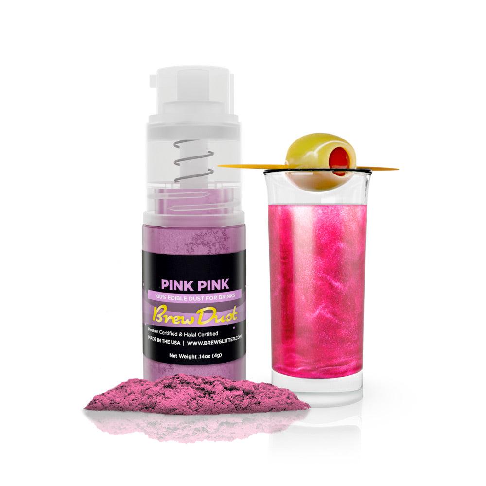 Pink Pink Edible Brew Dust | Mini Spray Pump-Brew Glitter®