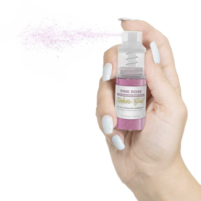 Pink Rose Tinker Dust® 4g Spray Pump | Wholesale Glitter-Brew Glitter®