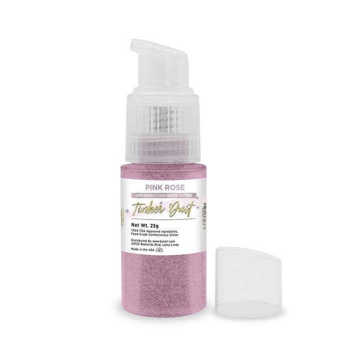 Pink Rose Tinker Dust Edible Glitter Spray Pump-Brew Glitter®