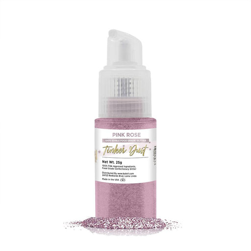 Pink Rose Tinker Dust Edible Glitter Spray Pump-Brew Glitter®