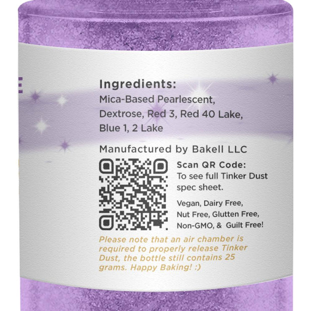 Pollipop Purple Tinker Dust Edible Glitter Spray Pump-Brew Glitter®