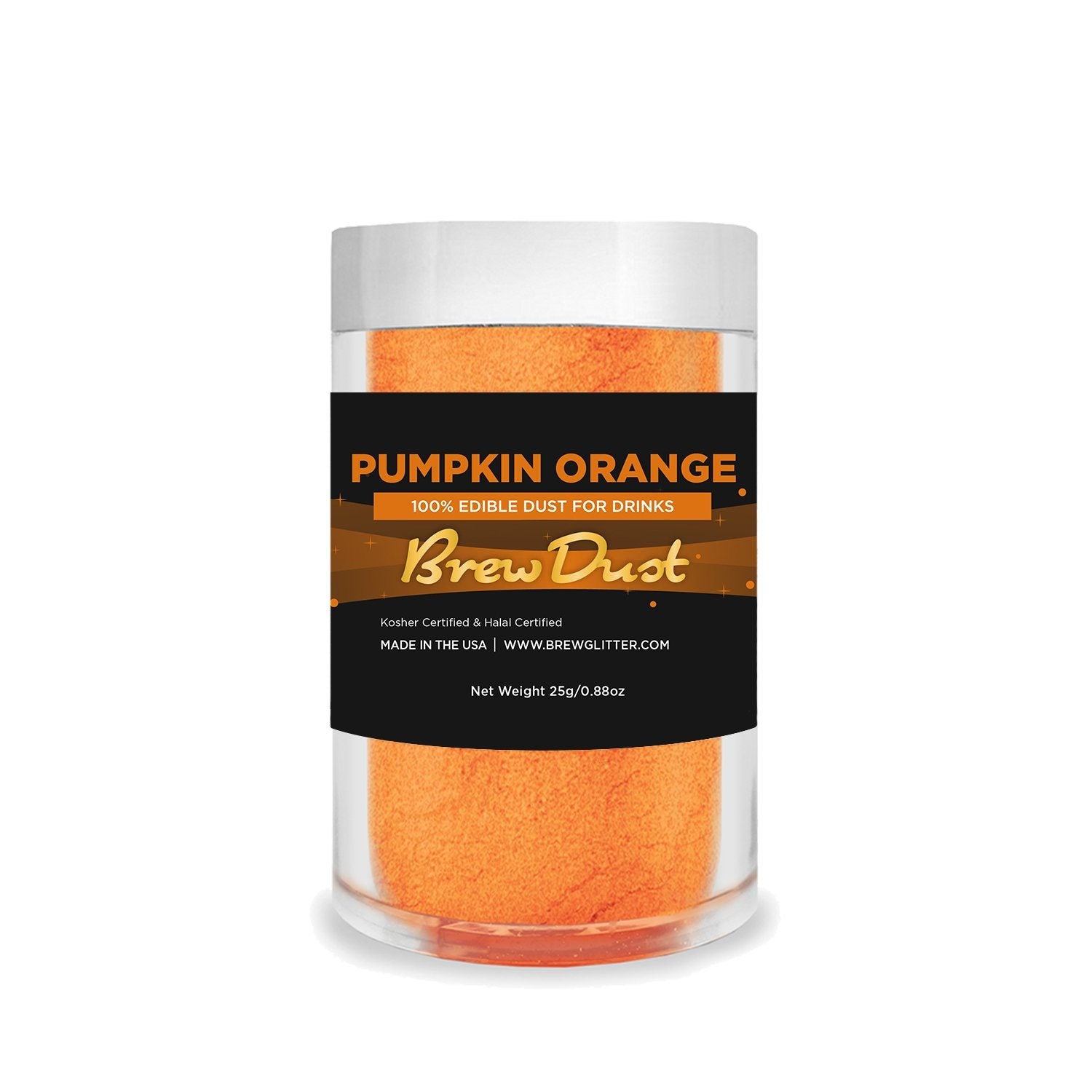 Pumpkin Orange Edible Brew Dust | Bulk Sizes-Brew Glitter®