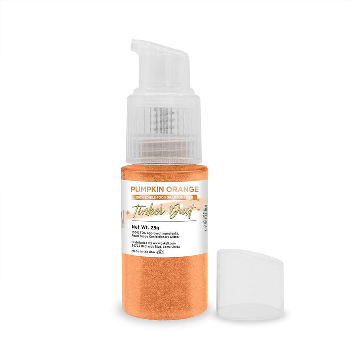 Pumpkin Orange Tinker Dust Edible Glitter Spray Pump-Brew Glitter®
