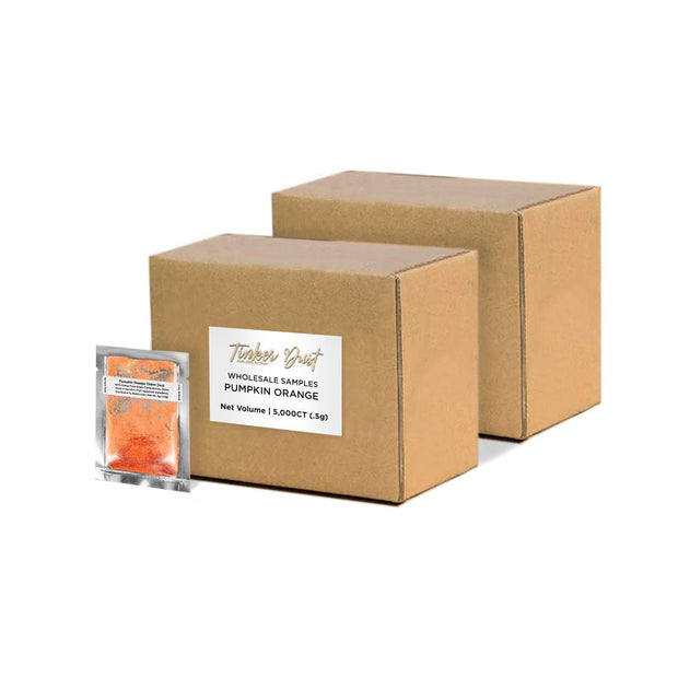 Pumpkin Orange Tinker Dust Sample Packs by the Case-Brew Glitter®
