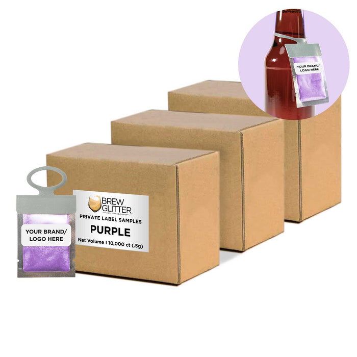 Purple Brew Glitter® Necker | Private Label-Brew Glitter®