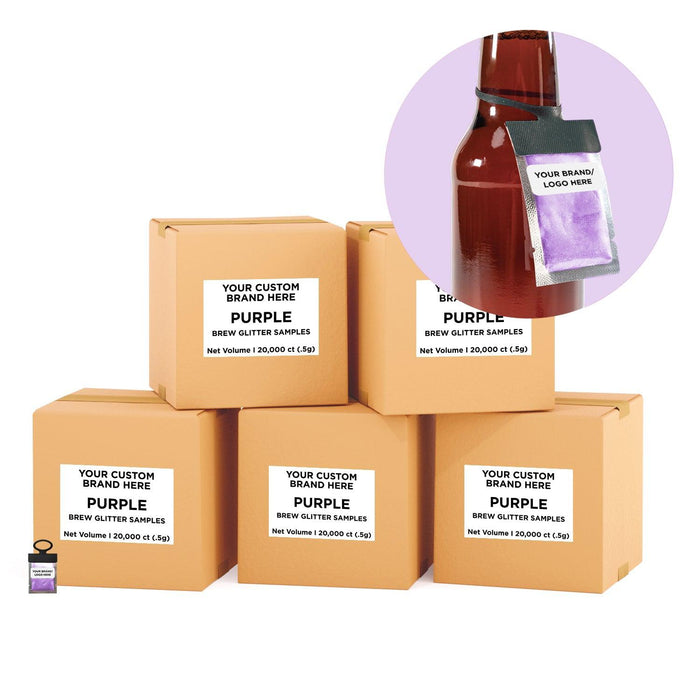 Purple Brew Glitter® Necker | Private Label-Brew Glitter®