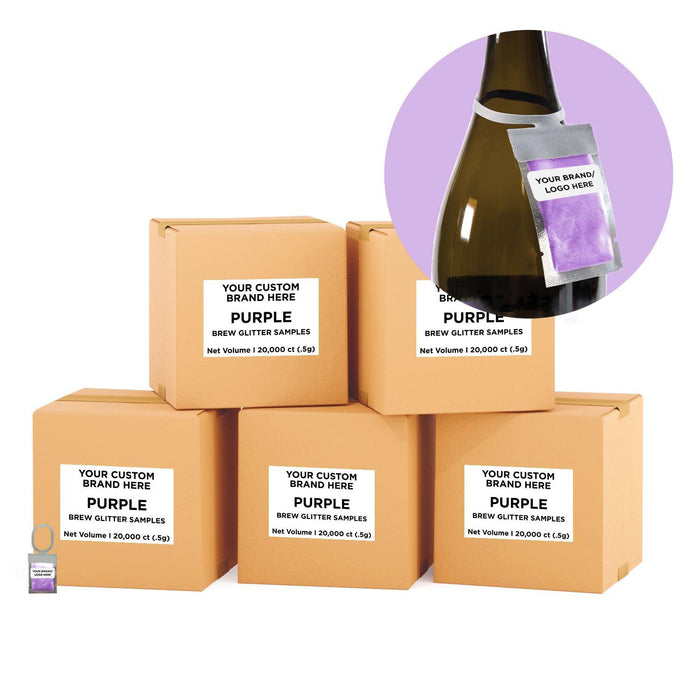 Purple Brew Glitter® Necker | Private Label-Brew Glitter®
