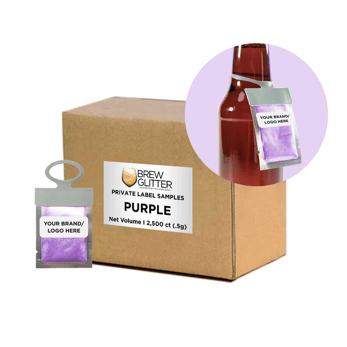 Purple Brew Glitter® Necker | Private Label-Brew Glitter®