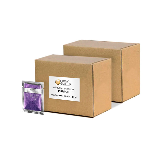 Purple Brew Glitter Sample Packs by the Case-Brew Glitter®