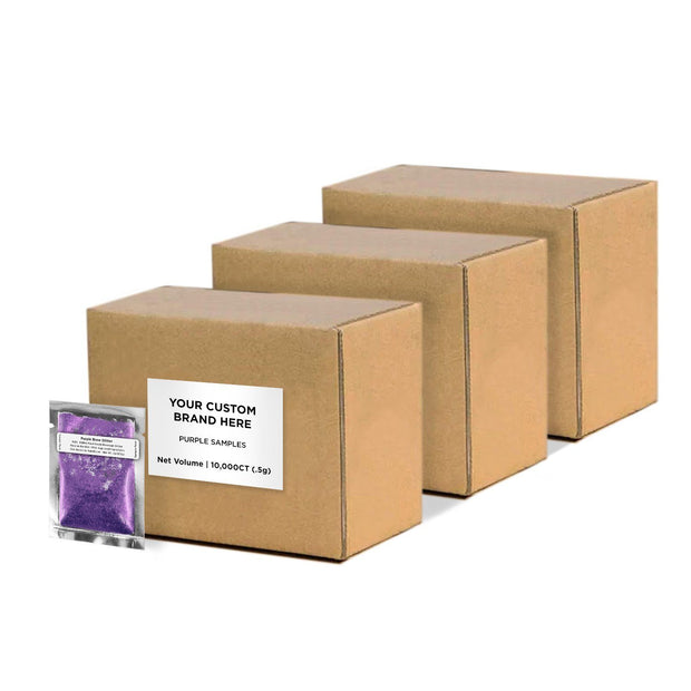 Purple Brew Glitter Sample Packs by the Case | Private Label-Brew Glitter®