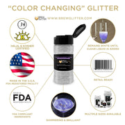 Purple Color Changing Brew Glitter | 45g Shaker-Brew Glitter®